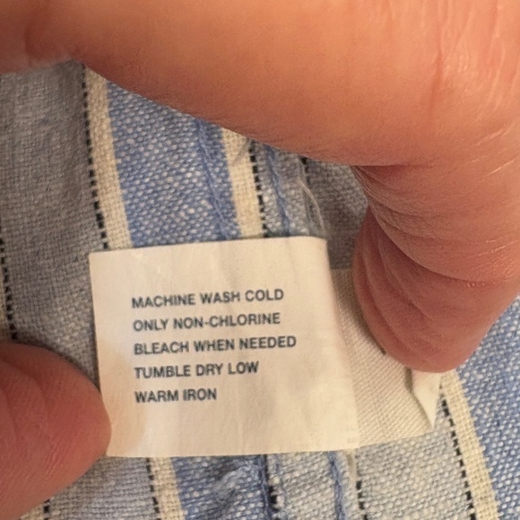 Gap Men Short Sleeve Button Down Shirt 100% Linen Sz XXL Beachy Coastal Breathe - Picture 7 of 10